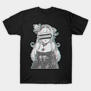 Murasaki Shion Hololive Glitched T-Shirt